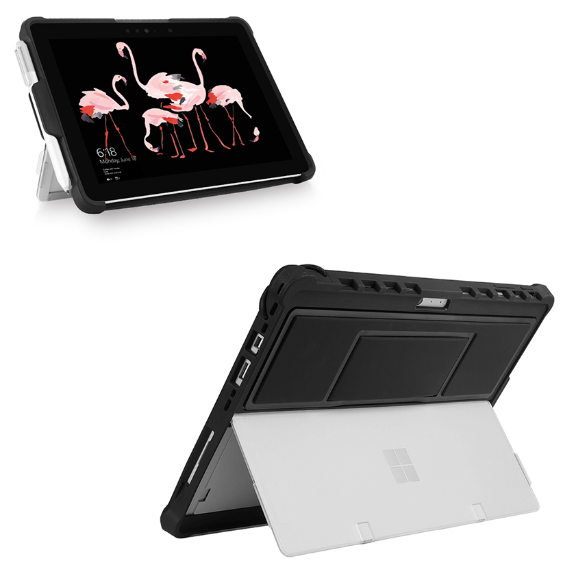Microsoft Surface Go 4 2023/Surface Go 3 2021/Surface Go 2 2020/Surface Go 2018 Case Shock-Resistant Rugged Protective Cover with Shoulder Strap, Hand Strap Compatible with Type Cover Keyboard